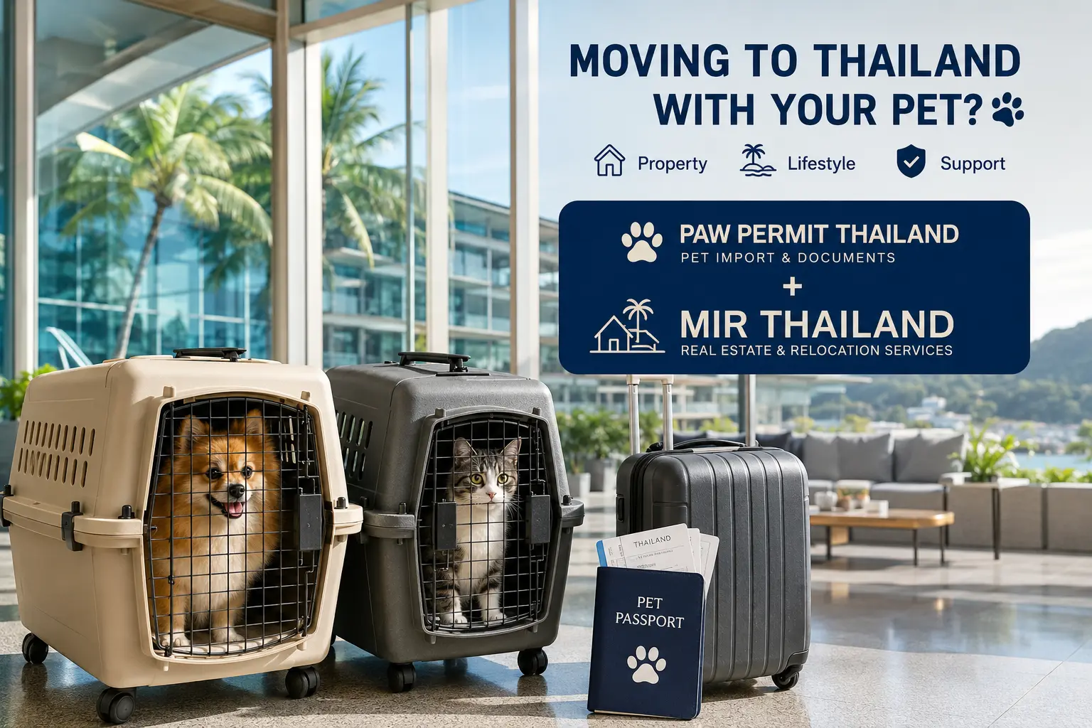 Moving to Thailand with a Pet? Meet Our Partner MIR THAILAND