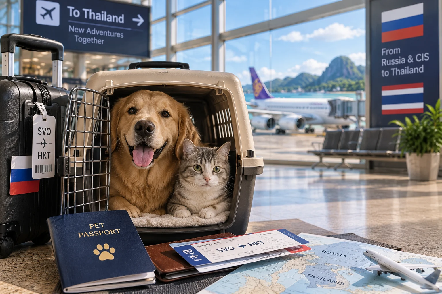 Pet from Russia & CIS to Thailand 2026