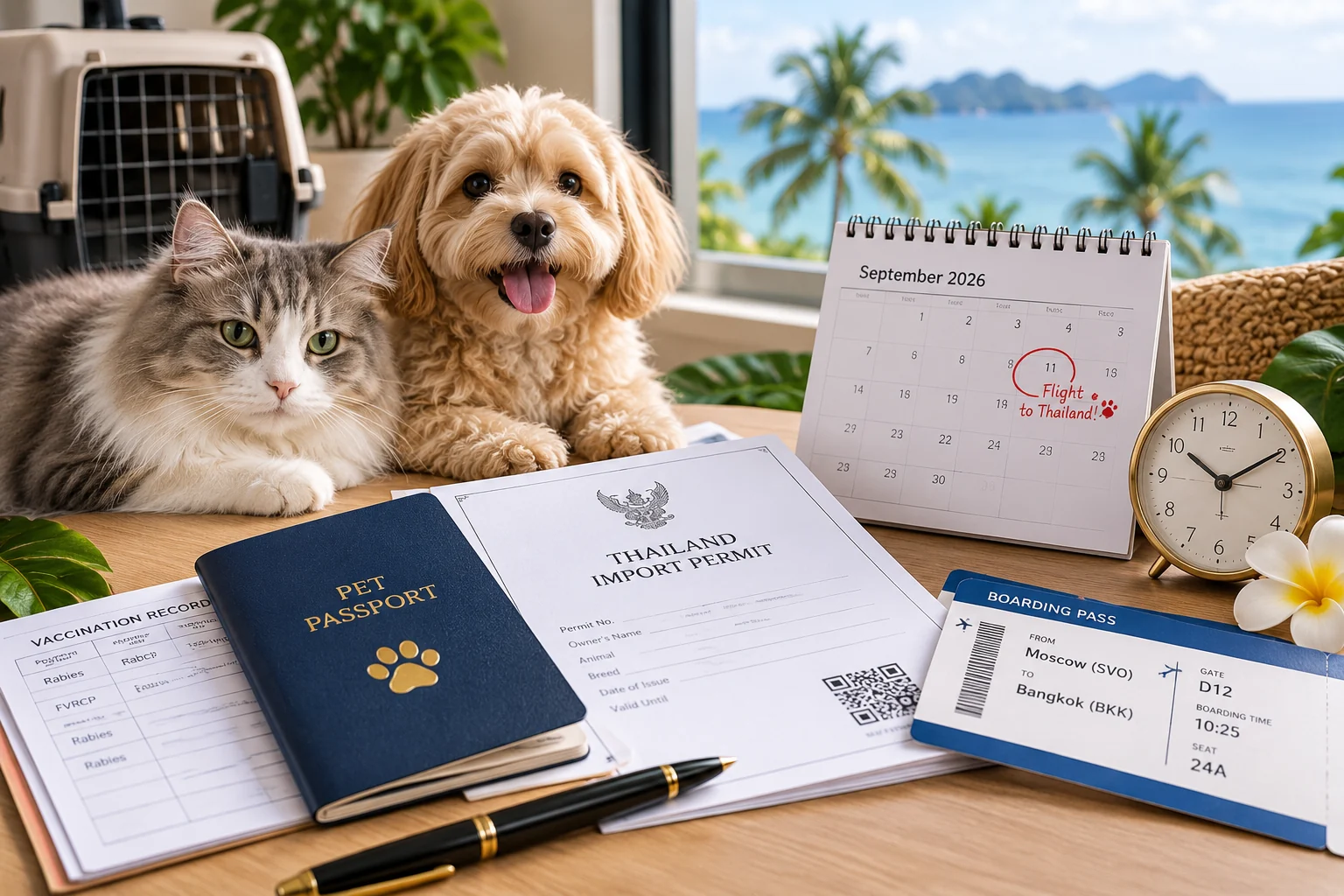 Thailand Pet Import Permit Processing Time 2026: When to Apply