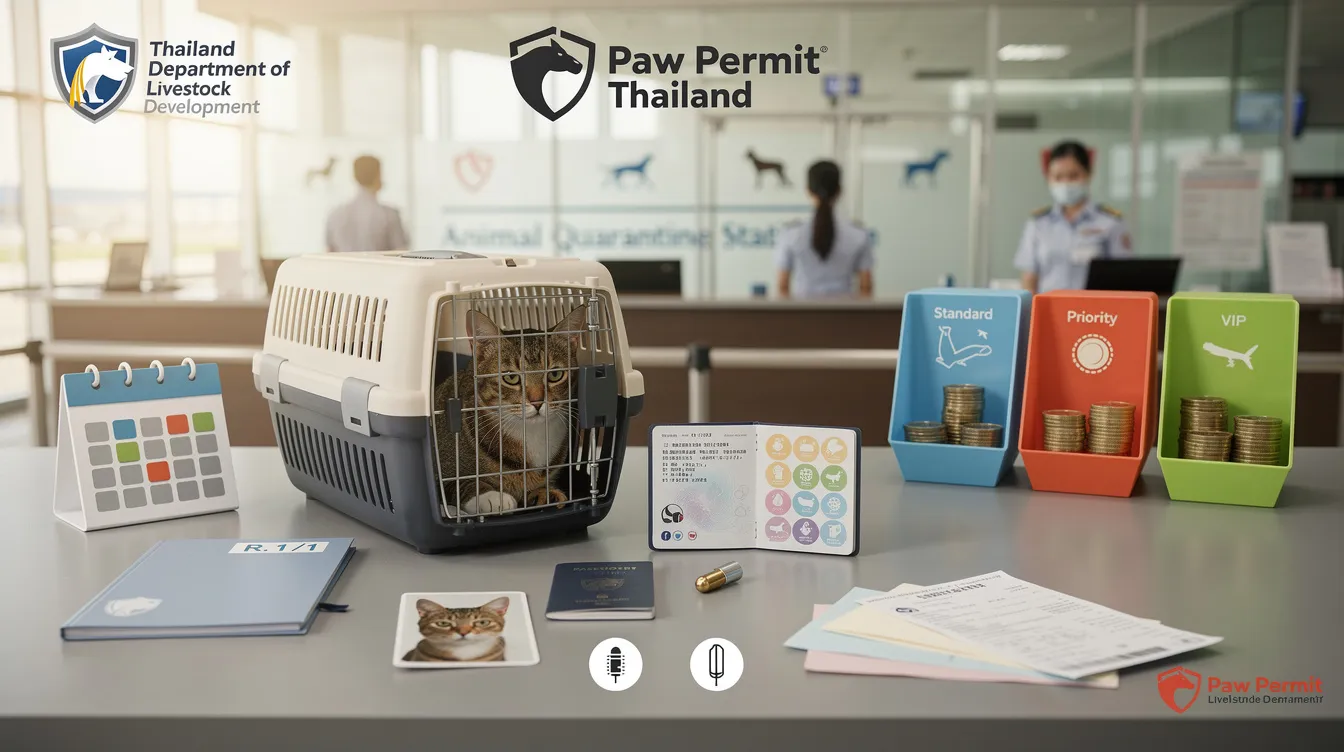 Нужен ли Import Permit для кошки в Таиланд в 2026 году?